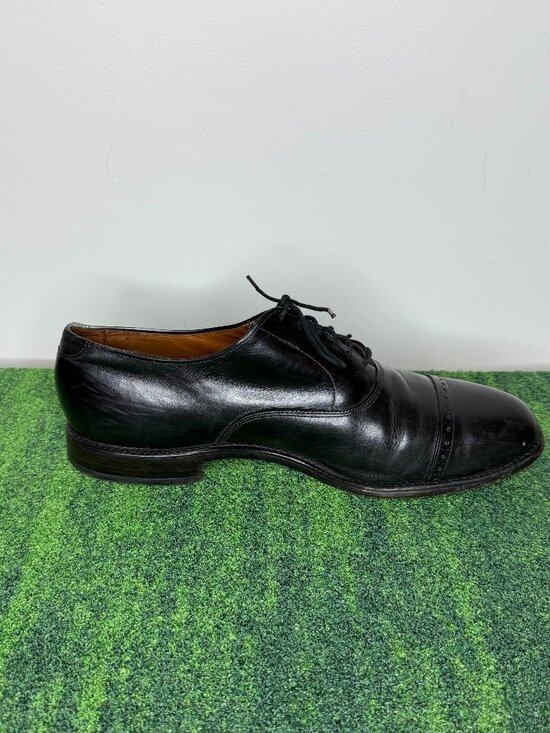 Allen Edmonds Byron Shoes Black Men Black Cap Toe Size 11.5 D main image 6